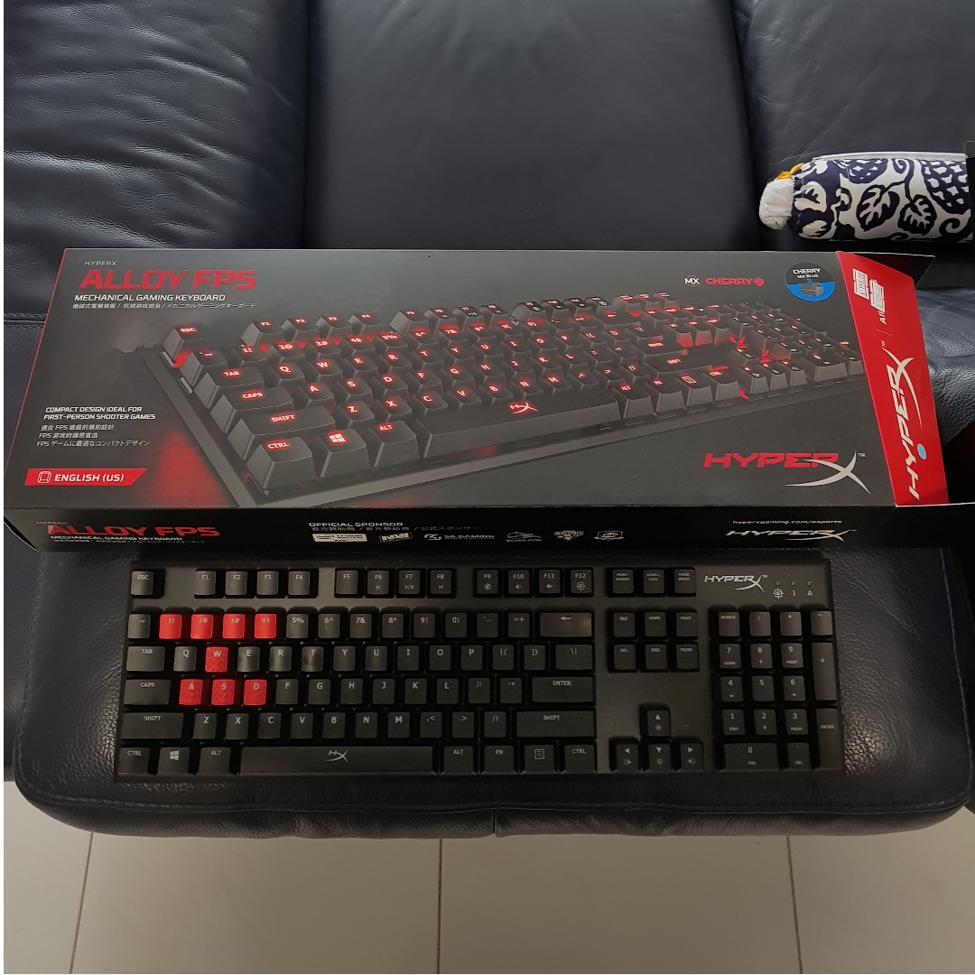 Hyperx Alloy Fps Gaming Keyboard Blue Cherry Mx Electronics Computer Parts Accessories On Carousell