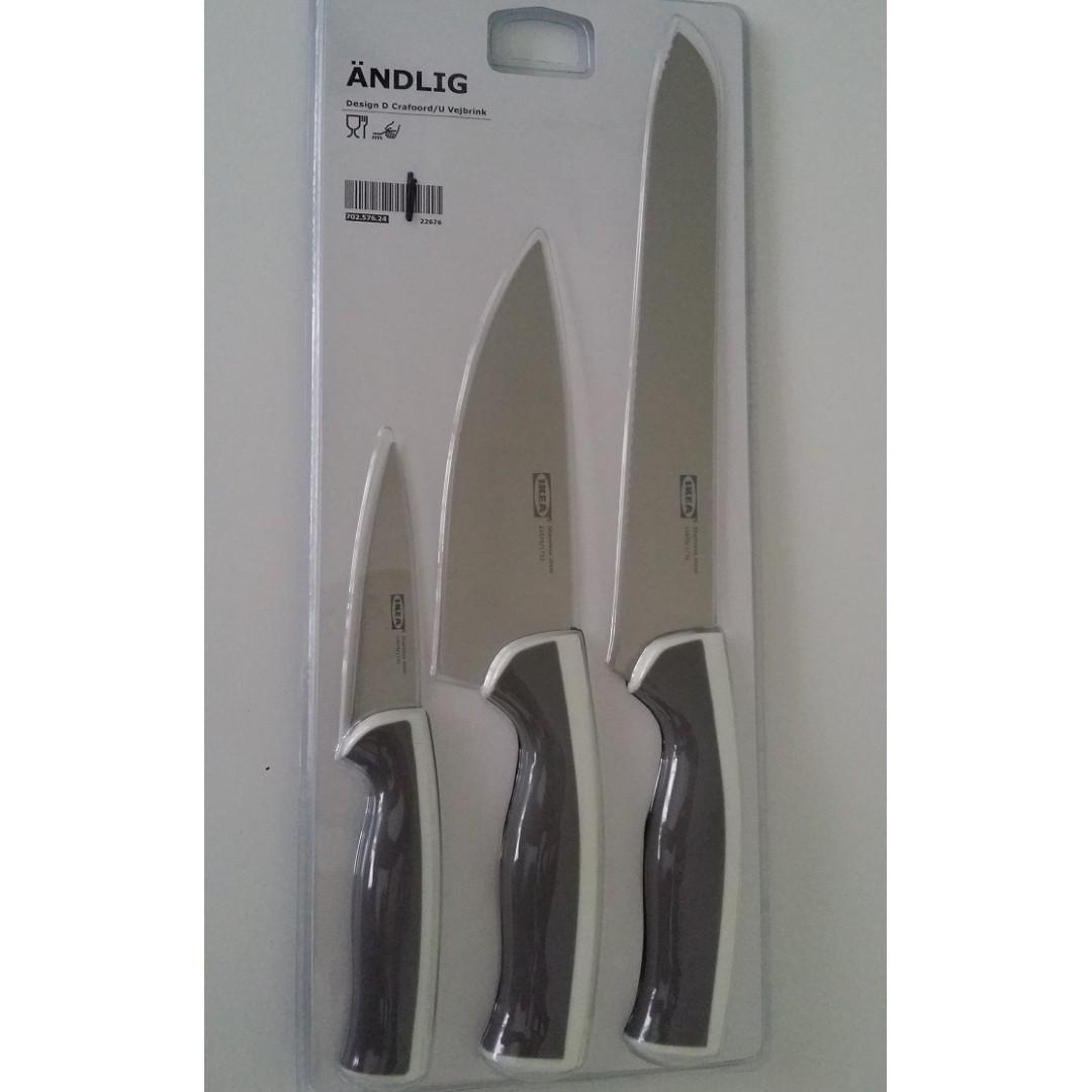 Ikea 3 Piece Knife Set Everything Else On Carousell