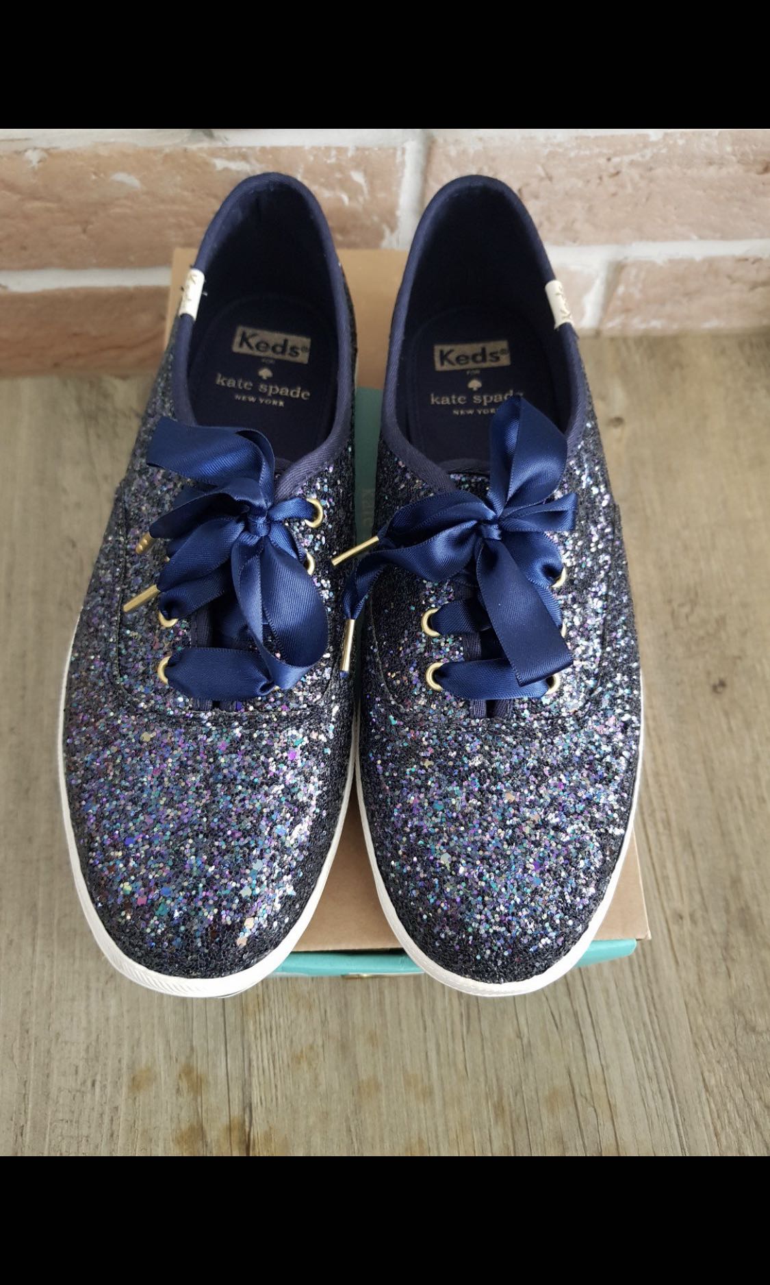 kate spade blue keds