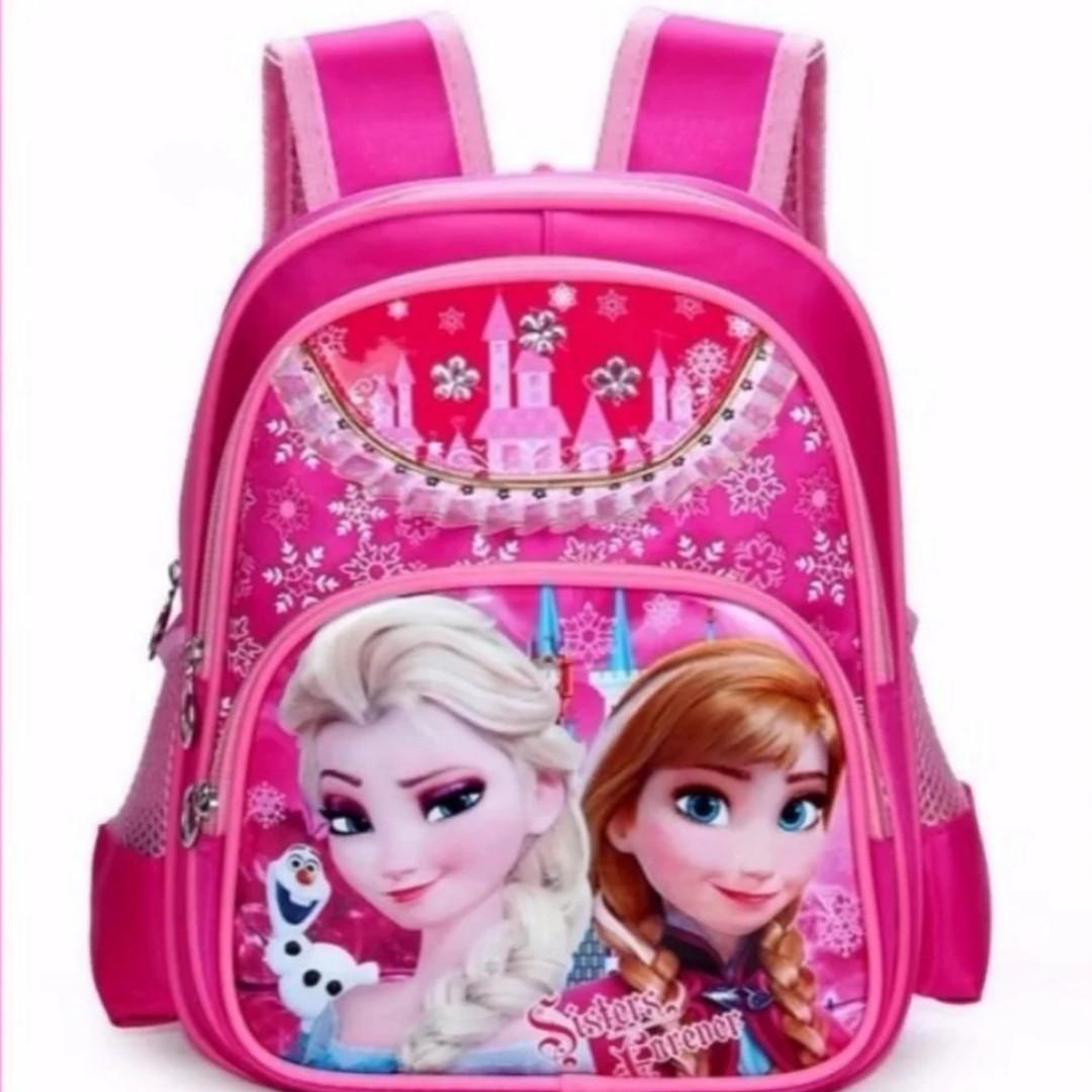 Kids Girls Frozen Cartoon Backpack School Bag Women S Fashion