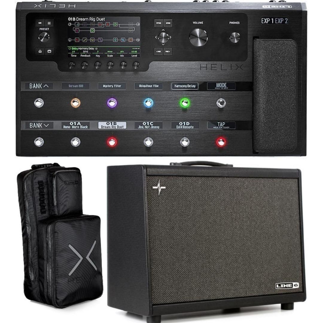 Line 6 Helix Powercab 112 Plus Helix Backpack Bundle Limited Time Music Media Music Accessories On Carousell
