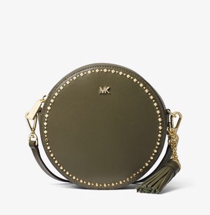 michael kors studded canteen bag