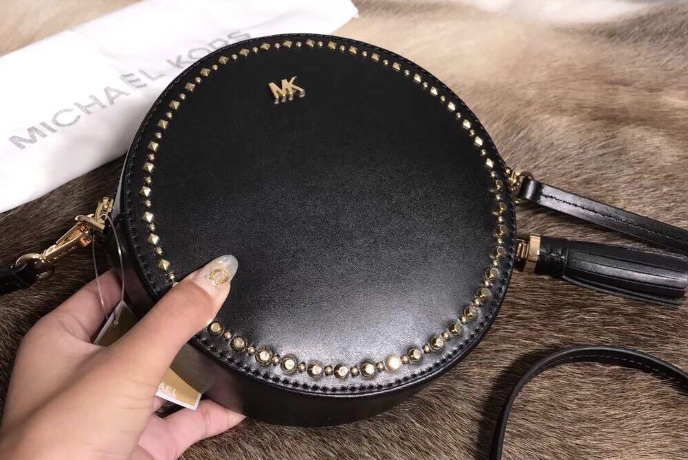 michael kors studded canteen bag