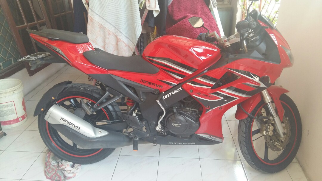 Motor Minerva MX150, Motorbikes on Carousell