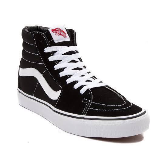 vans hi cut black