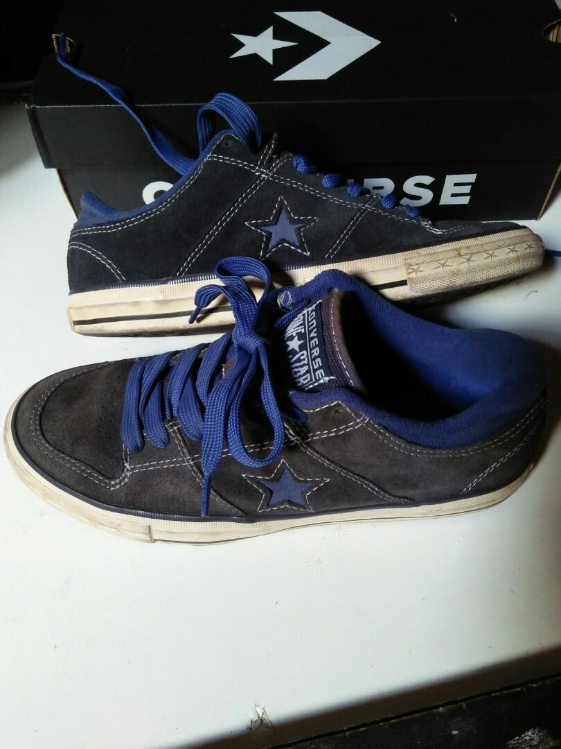 converse one star mid vintage suede