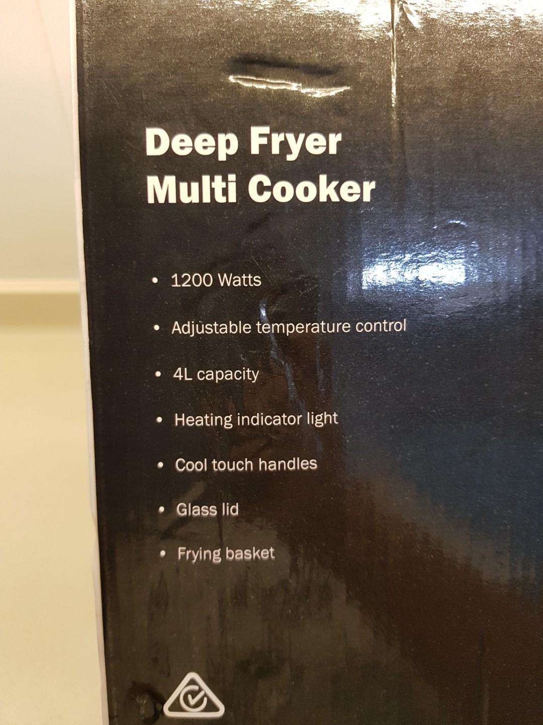Smith + Nobel 4L Deep Fryer / Multi Cooker (with temperature control