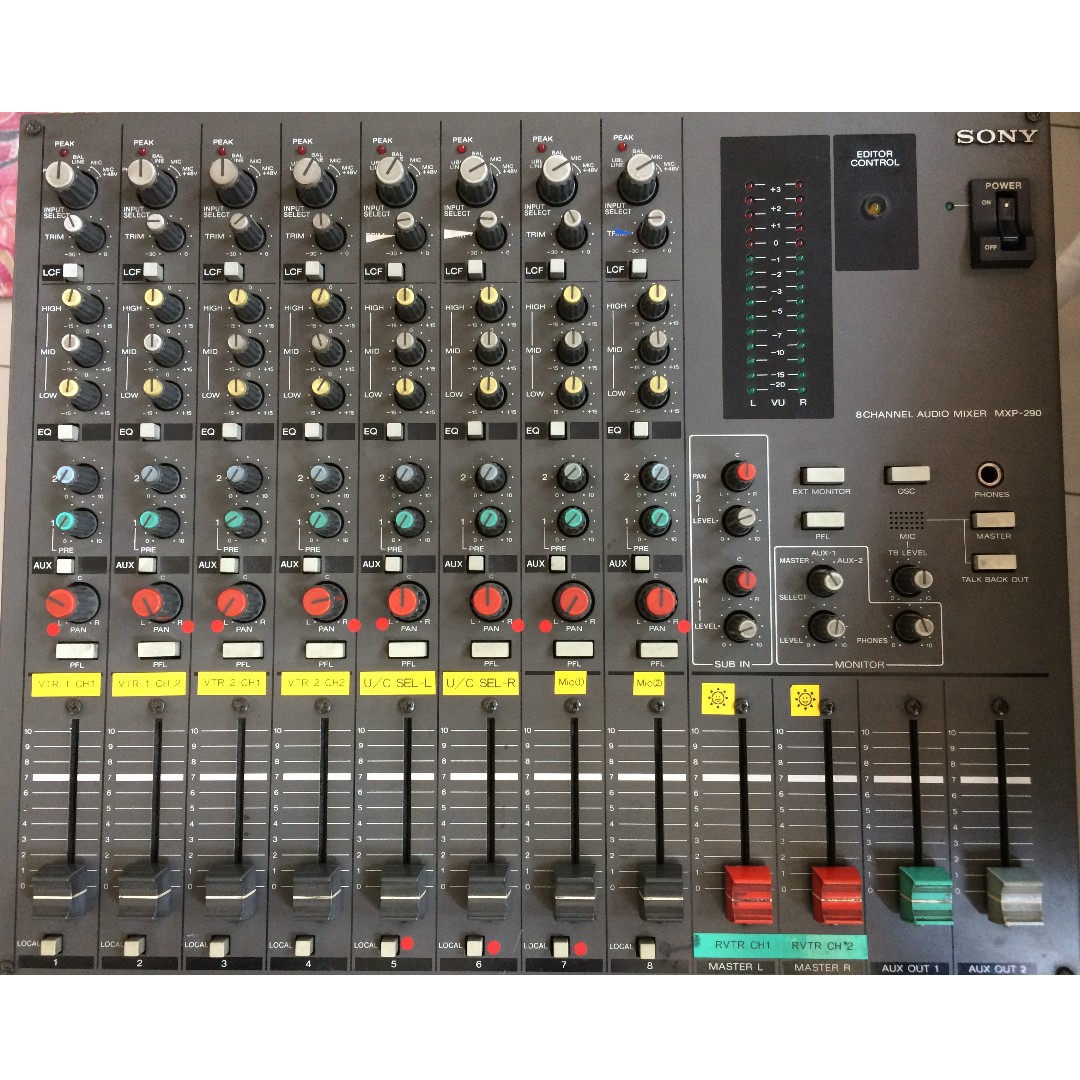 Sony Audio Mixer MXP290R 8 channel, Audio, Soundbars, Speakers