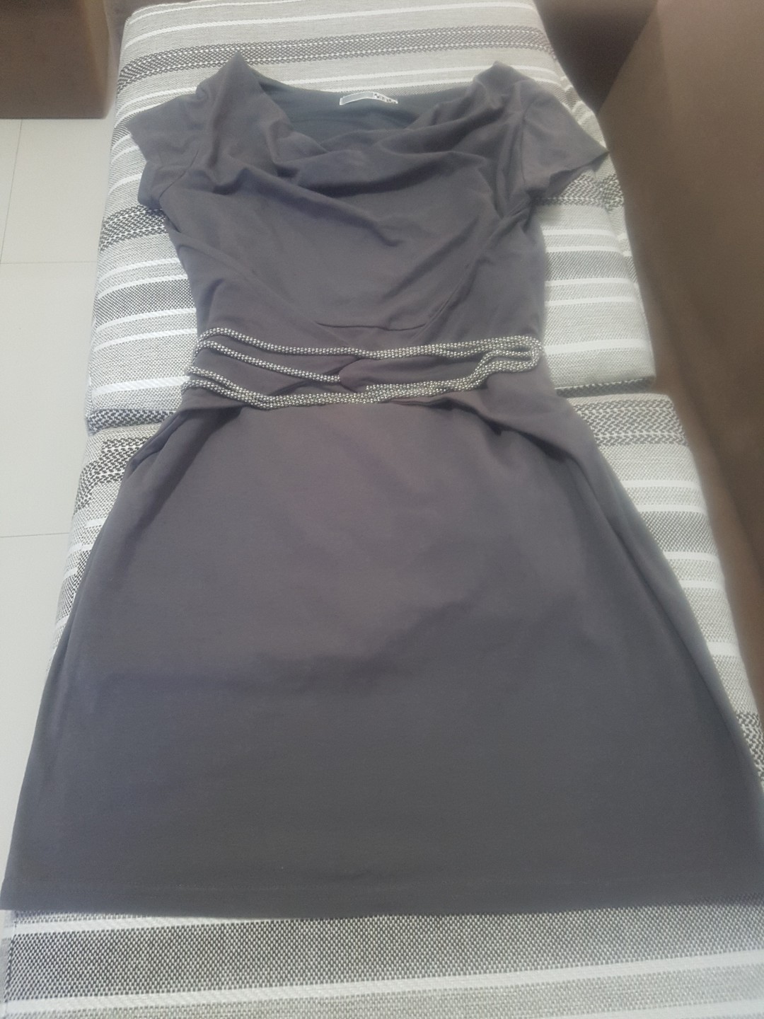 Chain Reaction Wrap Dress