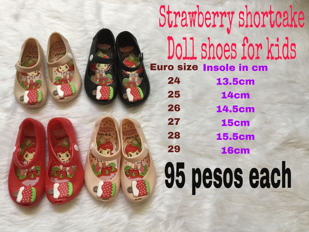 strawberry shortcake doll shoes