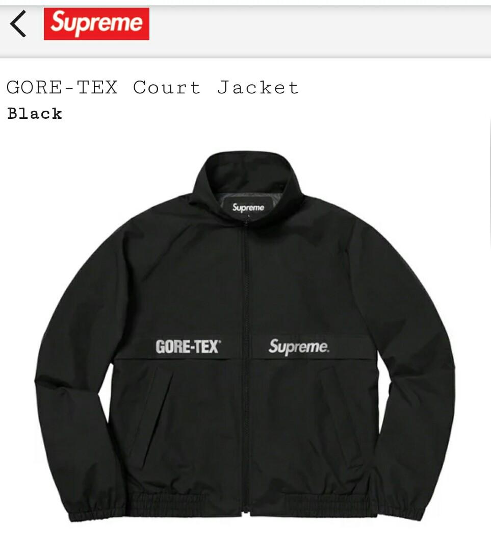 supreme gore tex jacket 2018