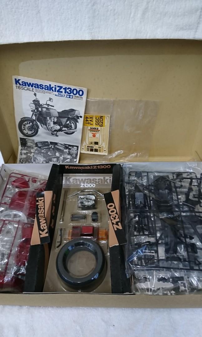 Tamiya 1/6 Kawasaki. Z1300, 興趣及遊戲, 玩具& 遊戲類- Carousell