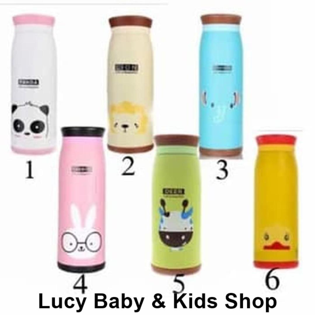 Tipe 5 Termos Animal Milk Water Bottle 500ml Free Tali Gantung Bayi Anak Lainnya Di Carousell