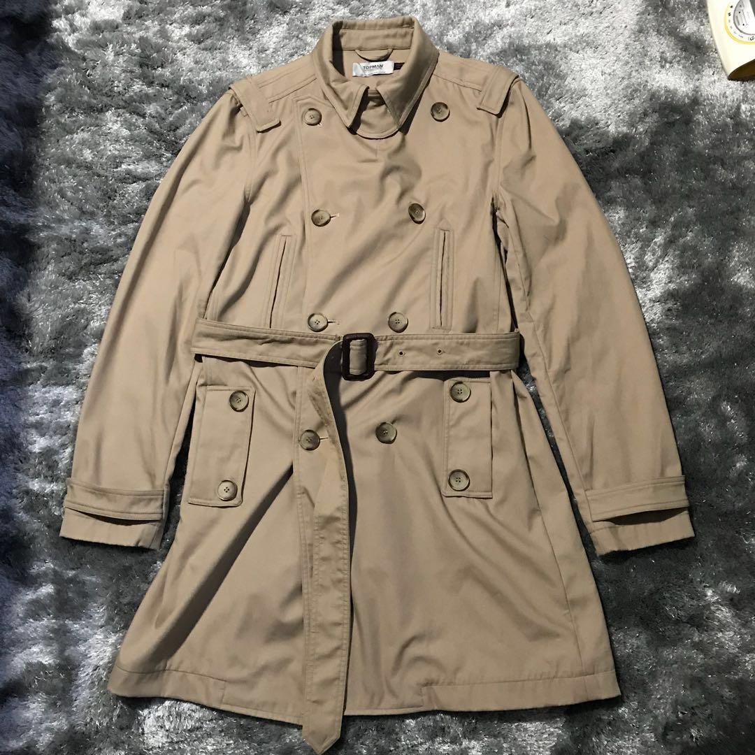 Topman trench coat deals