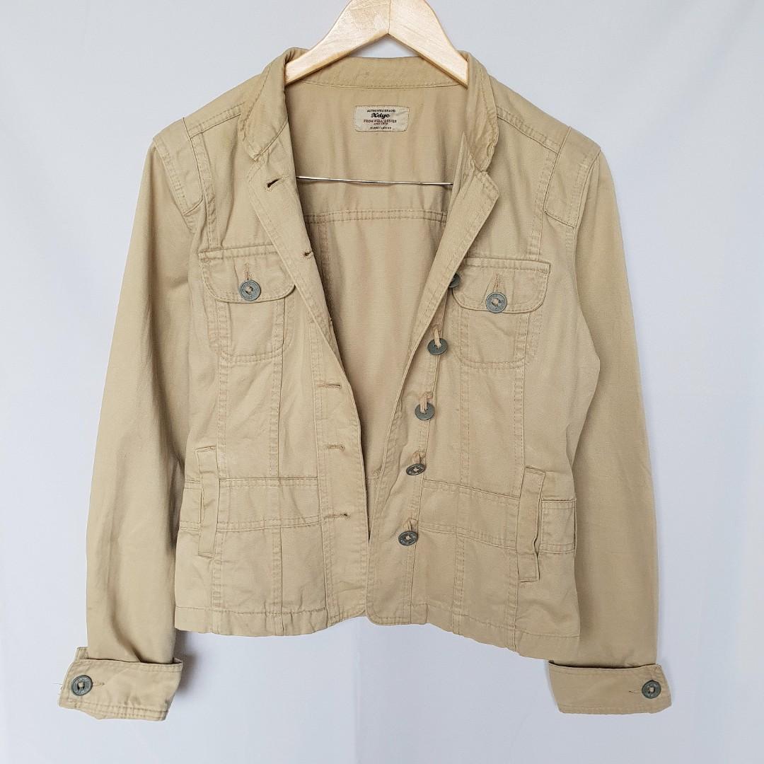 Xdye (Pull&Bear Sports Clothing Line) Light Brown Jacket, Women's ...