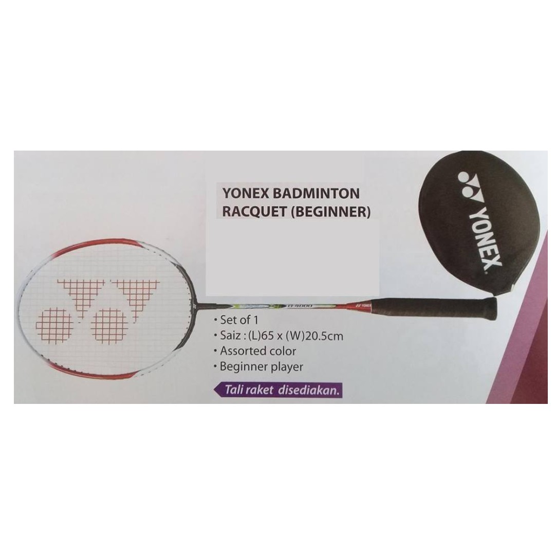 Yonex Badminton Racquet (Beginner), Sports Equipment, Sports & Games ...