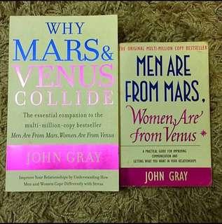 Mars & Venus Book Series by John Gray (Set of 2 books)