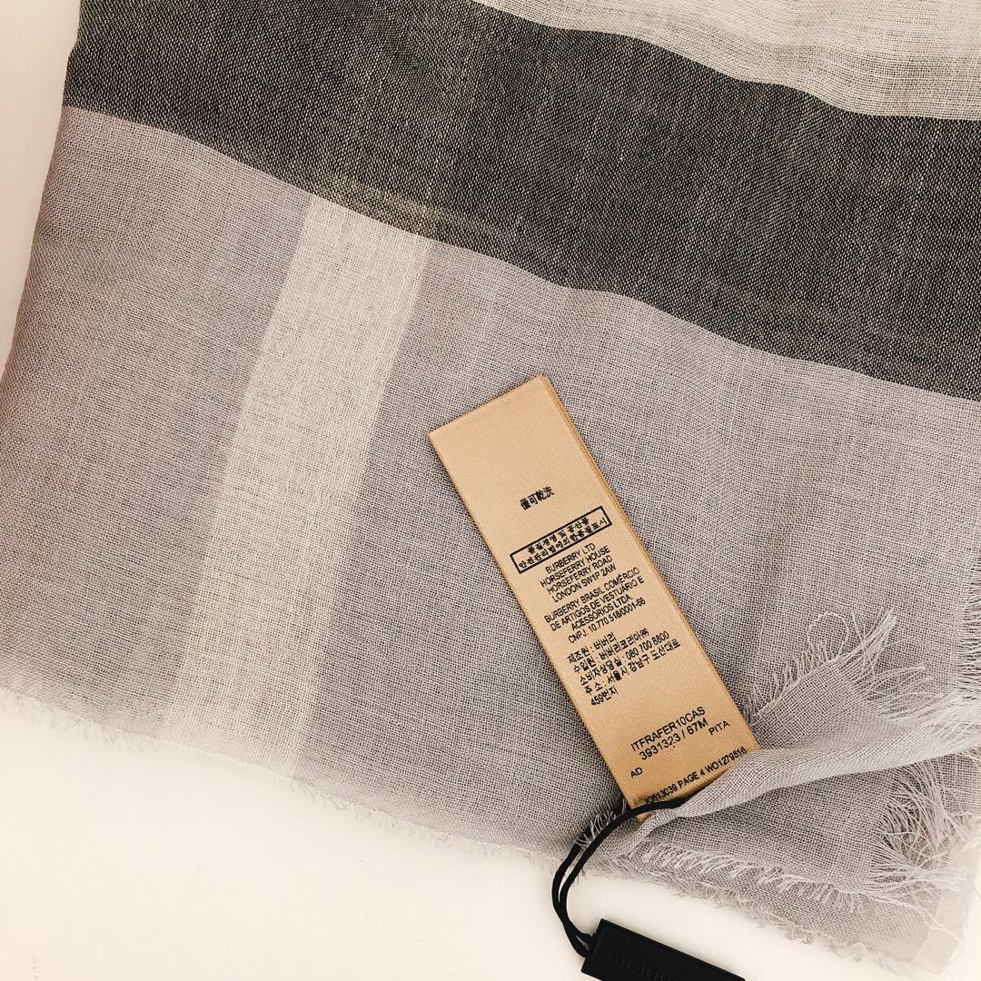 100 NEW Burberry scarf 180 x 50 cm Carousell