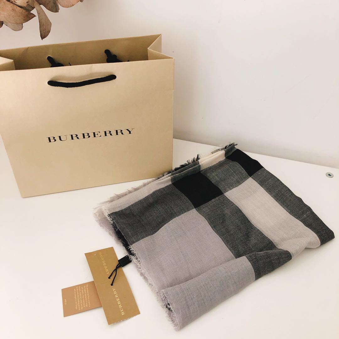 100 NEW Burberry scarf 180 x 50 cm Carousell