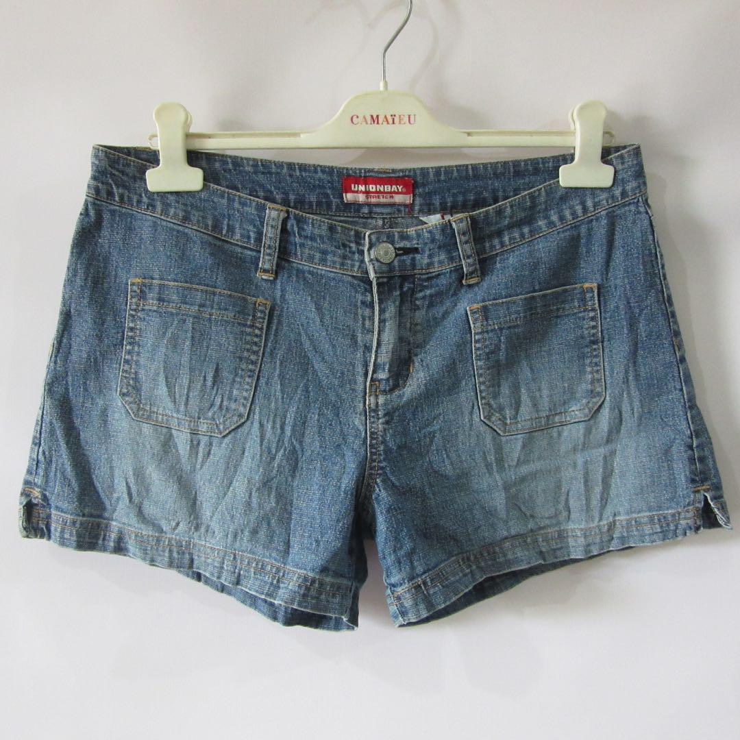 union denim shorts