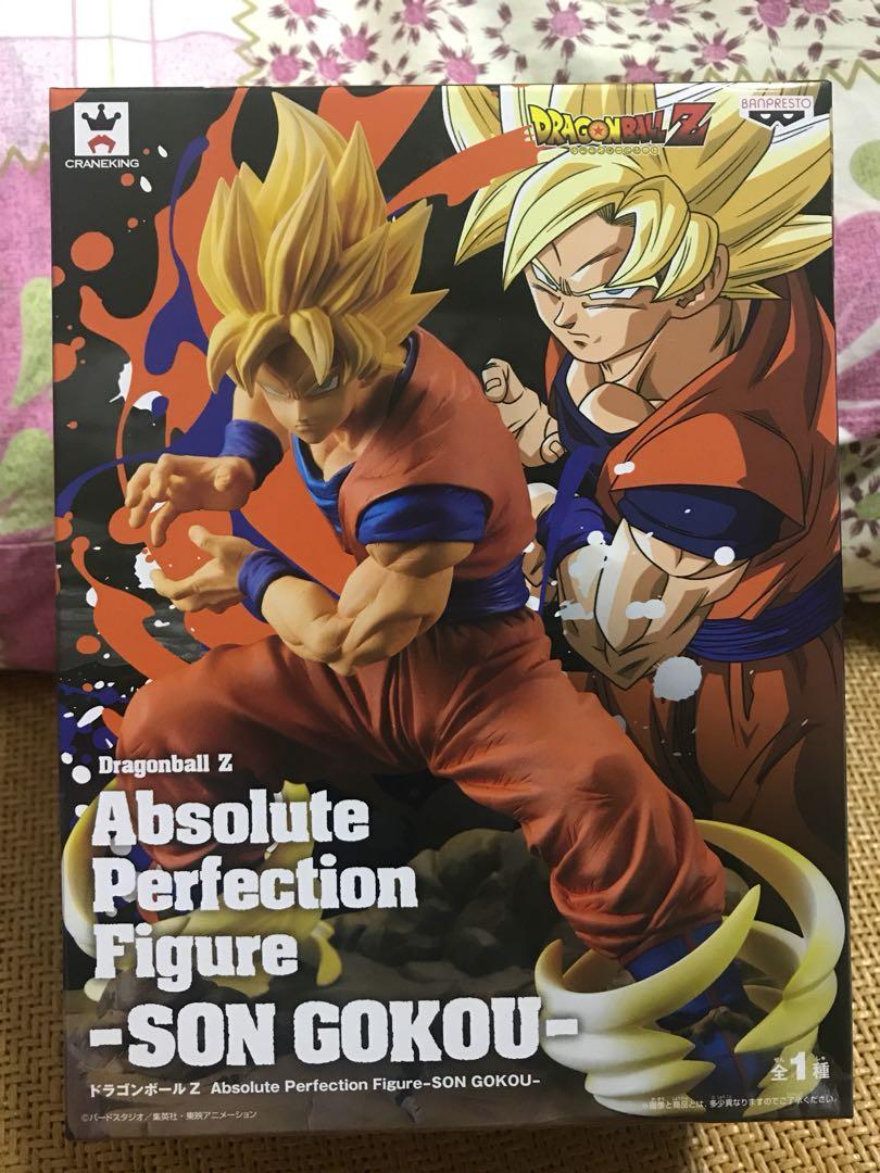 日版金貼 孫悟空模型Son Gokou Figure Dragon Ball 龍珠 Z Absolute Perfection Figure ...