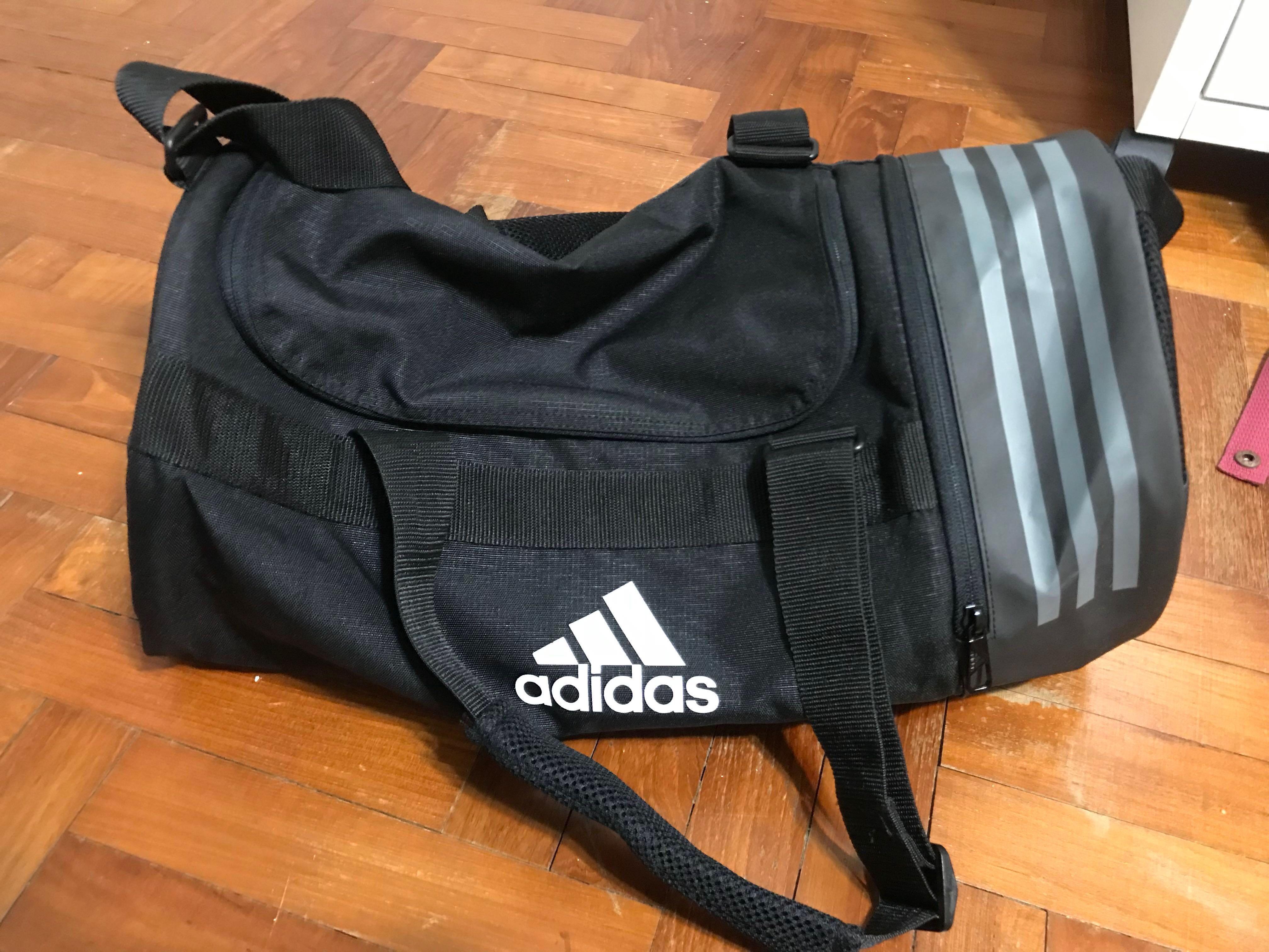 Adidas Convertible 3 Stripes Duffel Bag 