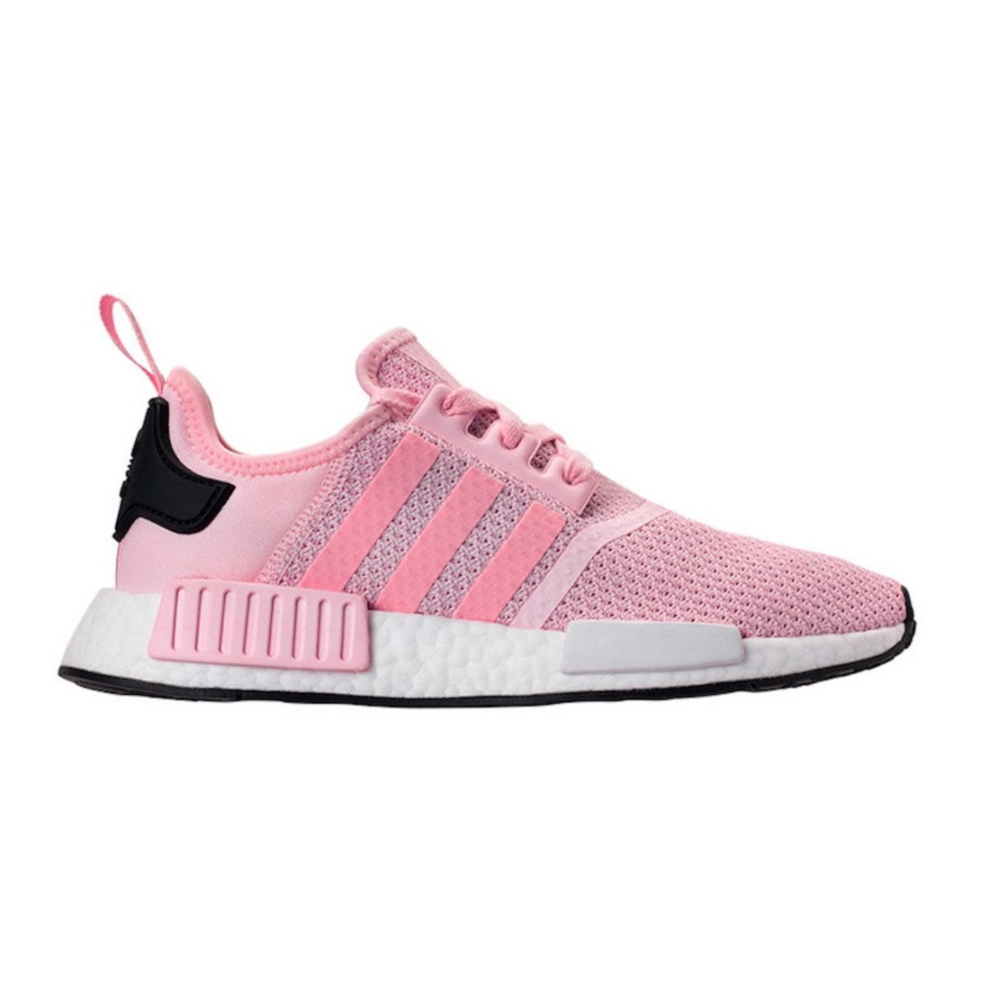 adidas nmd r1 core black clear pink