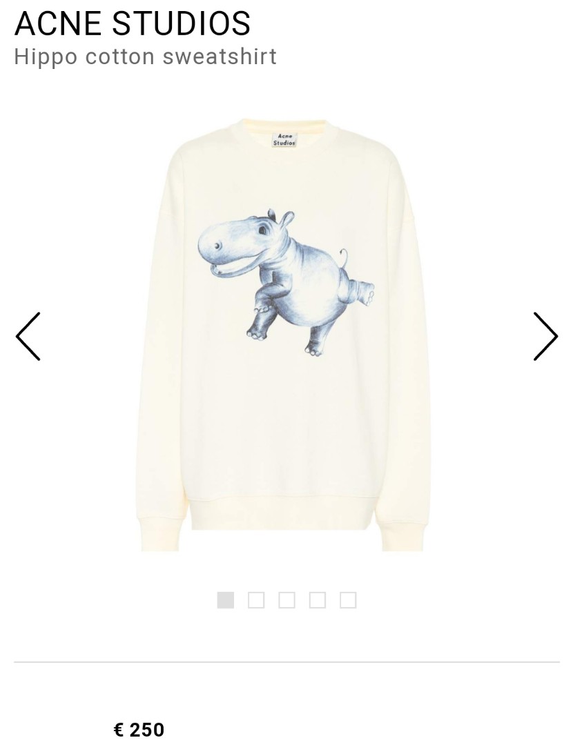 Acne studios hippo sweatshirt online