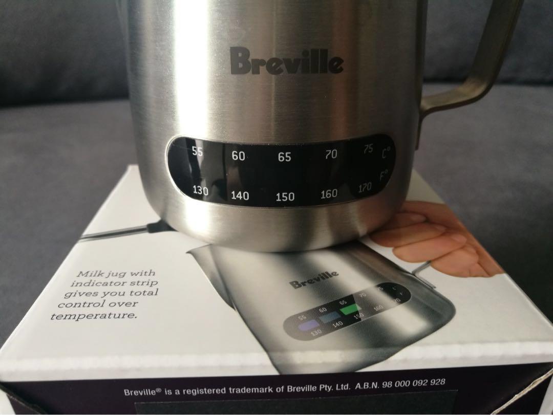  Breville Stainless Steel Temp Control Milk Jug, 16oz