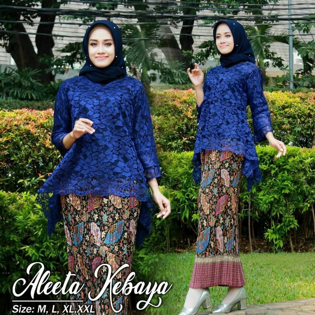  Baju  Kurung  Lace Batik Fesyen Muslimah Two piece di 