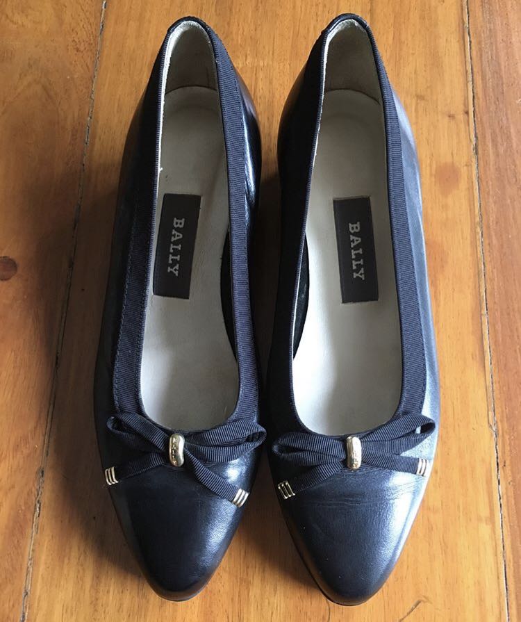 Bally black flats, Women's Fashion, Footwear, Flats & Sandals on Carousell