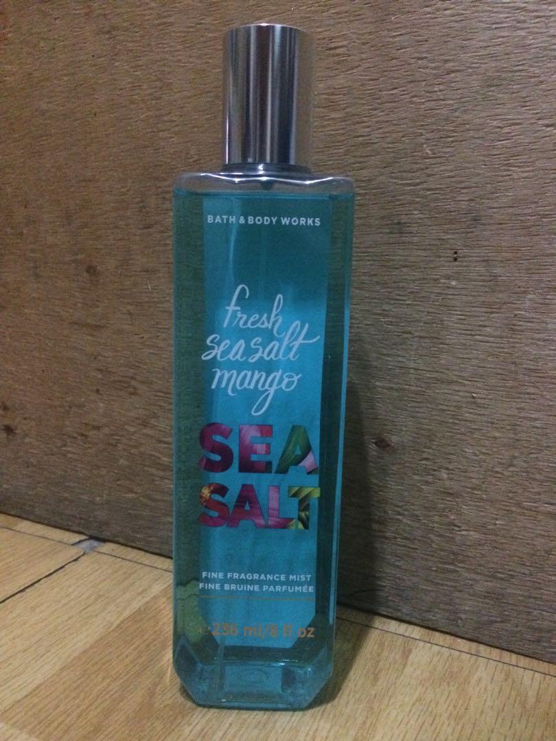 Bath And Body Works Fresh Sea Salt Mango Fine Fragrance Mist 8 Fl Oz Health Beauty Perfumes Nail Care Others On Carousell
