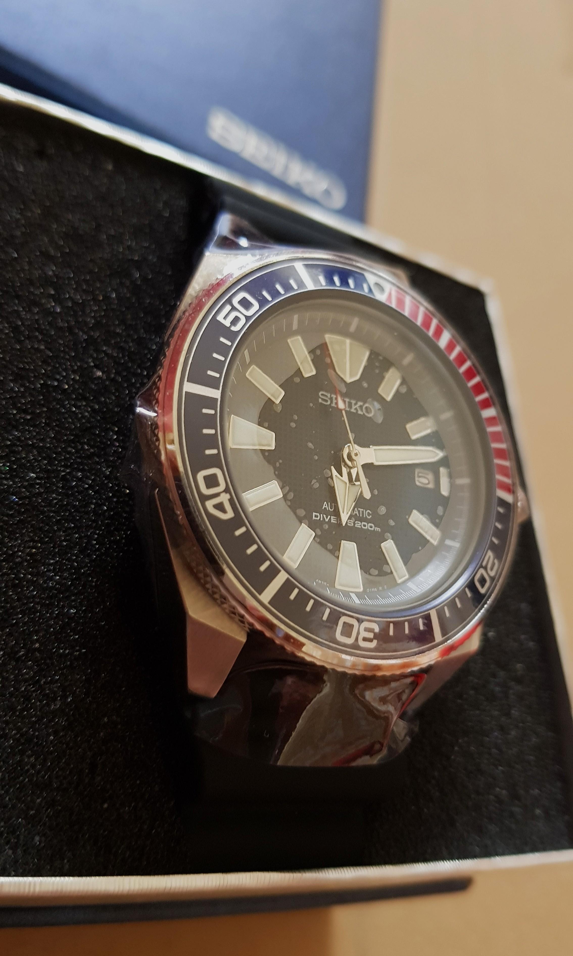 BNIB Seiko Samurai SRPB53 SRPB53K SRPB53K1 Men s Fashion Watches