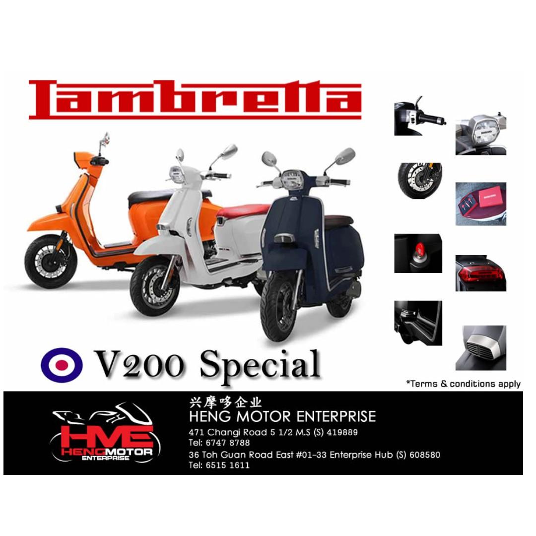 Brand New Lambretta V200 Special Motorcycle For Sale Motorcycles Motorcycles For Sale Class 2b On Carousell