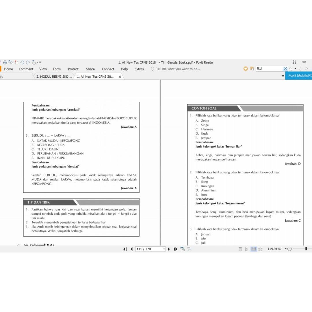 Contoh Soal Soal Cpns  All New Tes Cpns  2021 