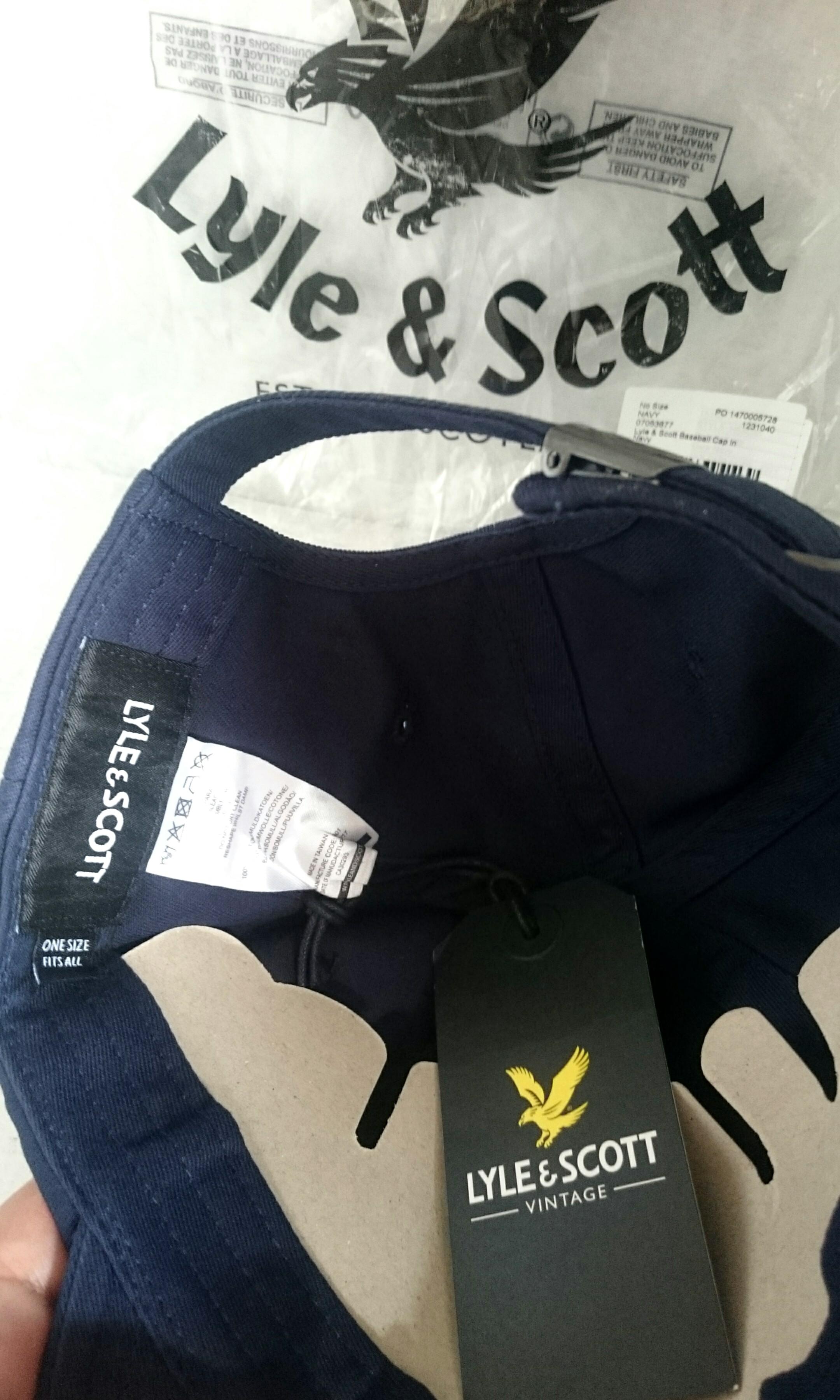 Caps Lyle \u0026 Scott Original, Fesyen Pria 