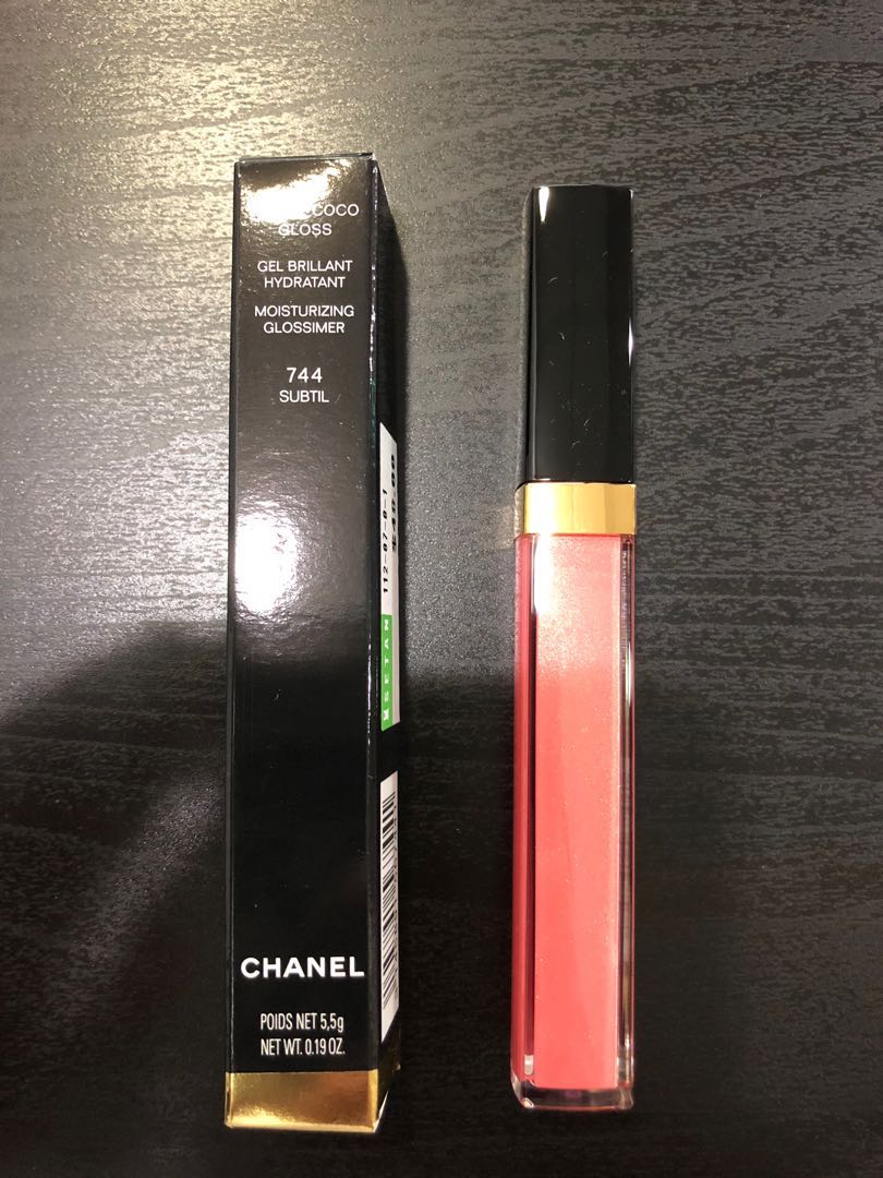 Chanel ROUGE COCO GLOSS 744 SUBTIL 187002939, Beauty & Personal Care, Face,  Makeup on Carousell