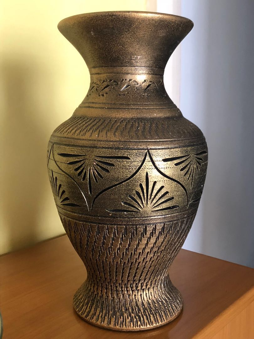 Bronze Flower Vase 
