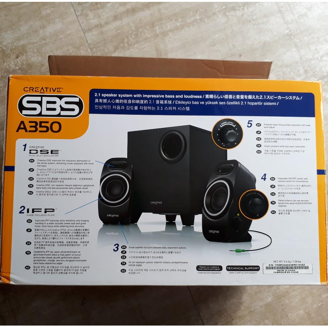 Creative speaker a350 sales