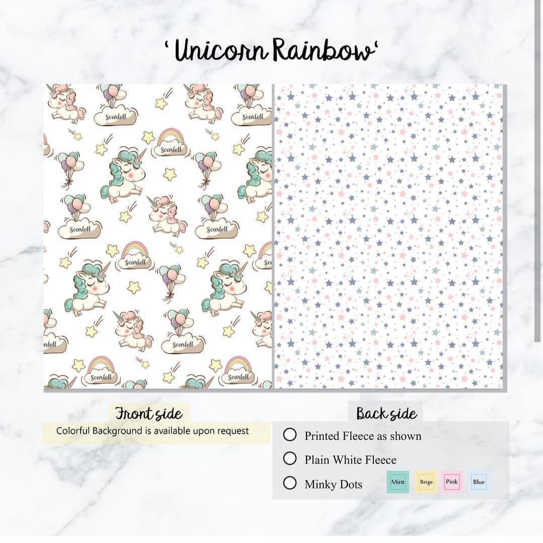 customised baby blanket