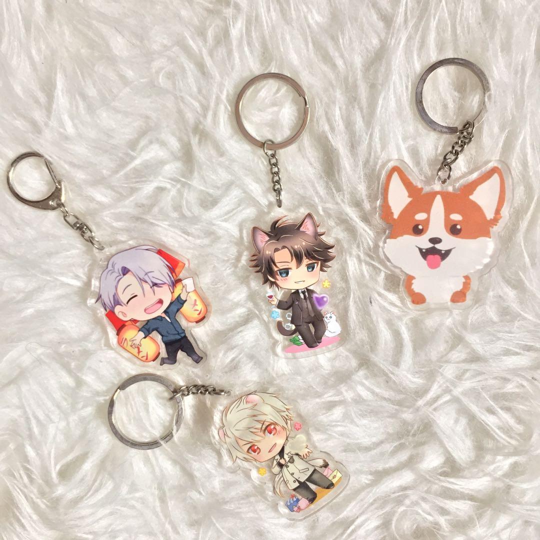 Cute Anime Keychains J Pop On Carousell