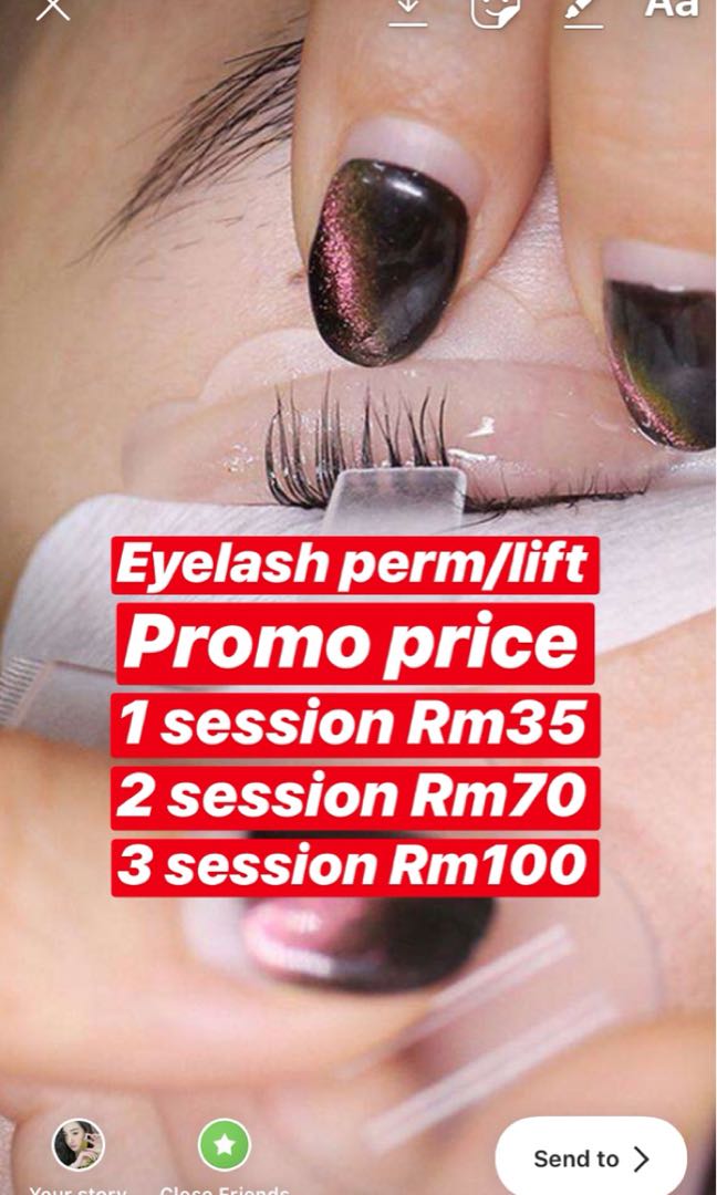 Eyelash perm, Services, Beauty Services on Carousell