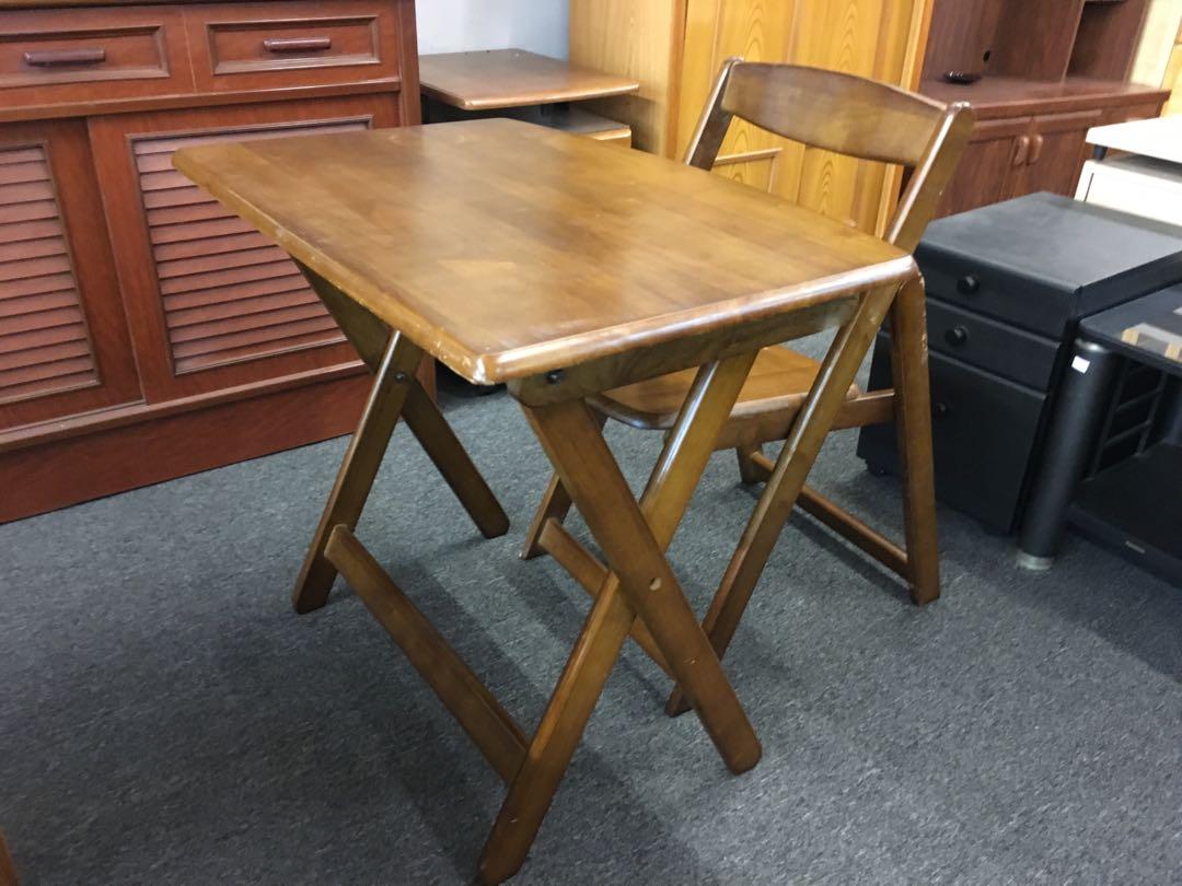 Foldable Study Table Chair Home Furniture Others On Carousell