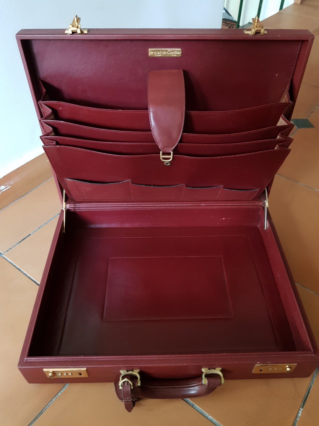 Genuine Cartier briefcase, Men's 