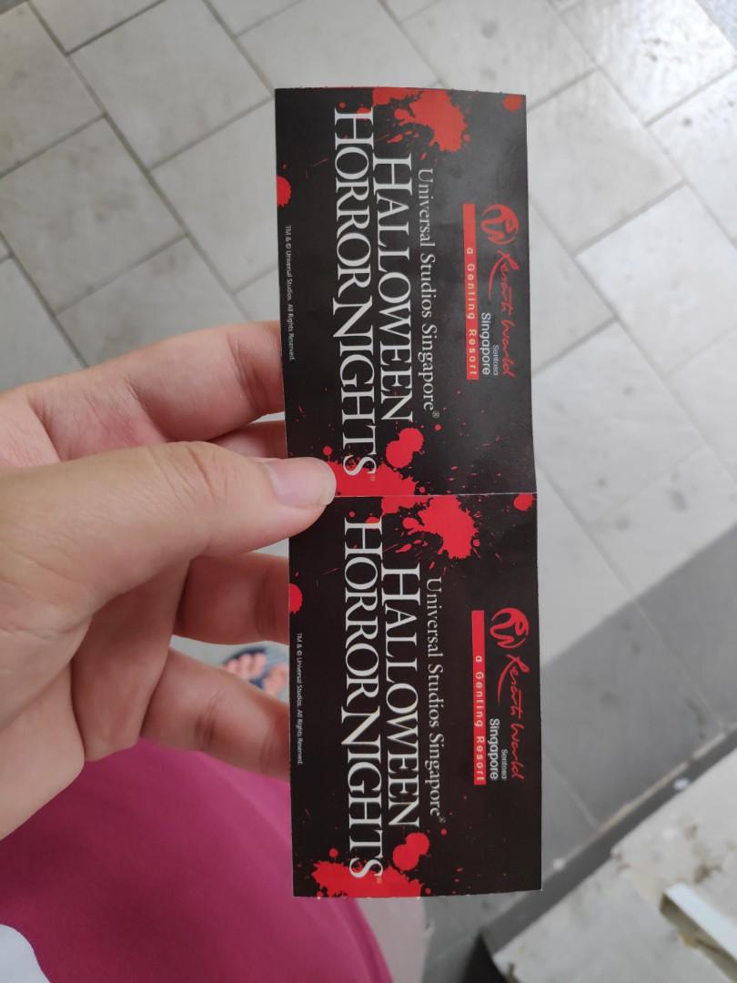 Halloween Horror Nights(Frequent Fear Passes), Tickets & Vouchers