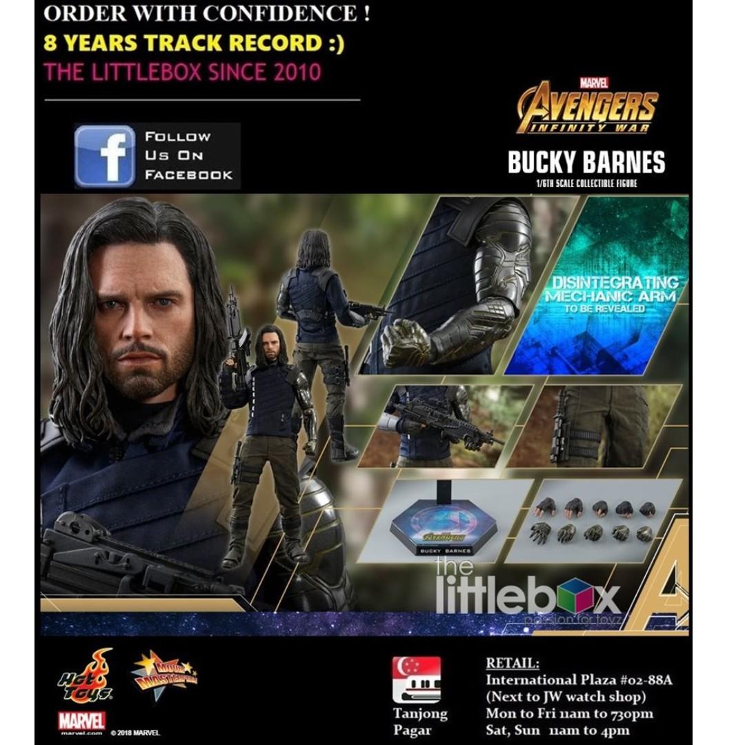 Hot Toys 1 6 Scale Mms509 Avengers Infinity War Bucky Barnes