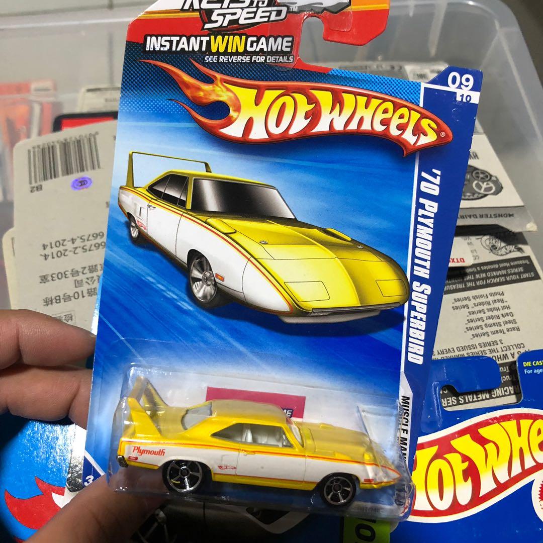 hot wheels plymouth superbird