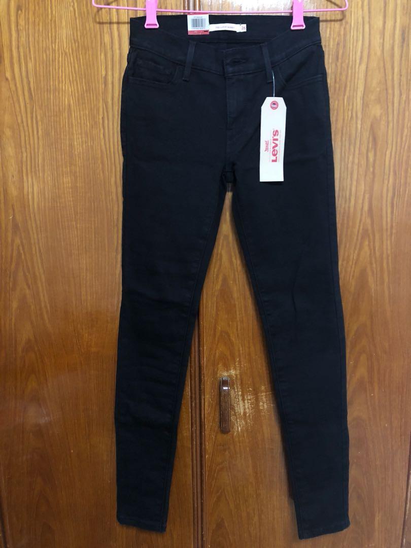 Levi's 710 Super Skinny Midrise (black 26), Women's Fashion, Bottoms, Jeans  \u0026 Leggings on Carousell