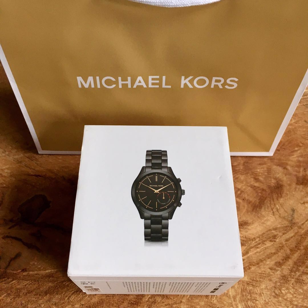 Michael kors slim 2024 runway ip hybrid smartwatch