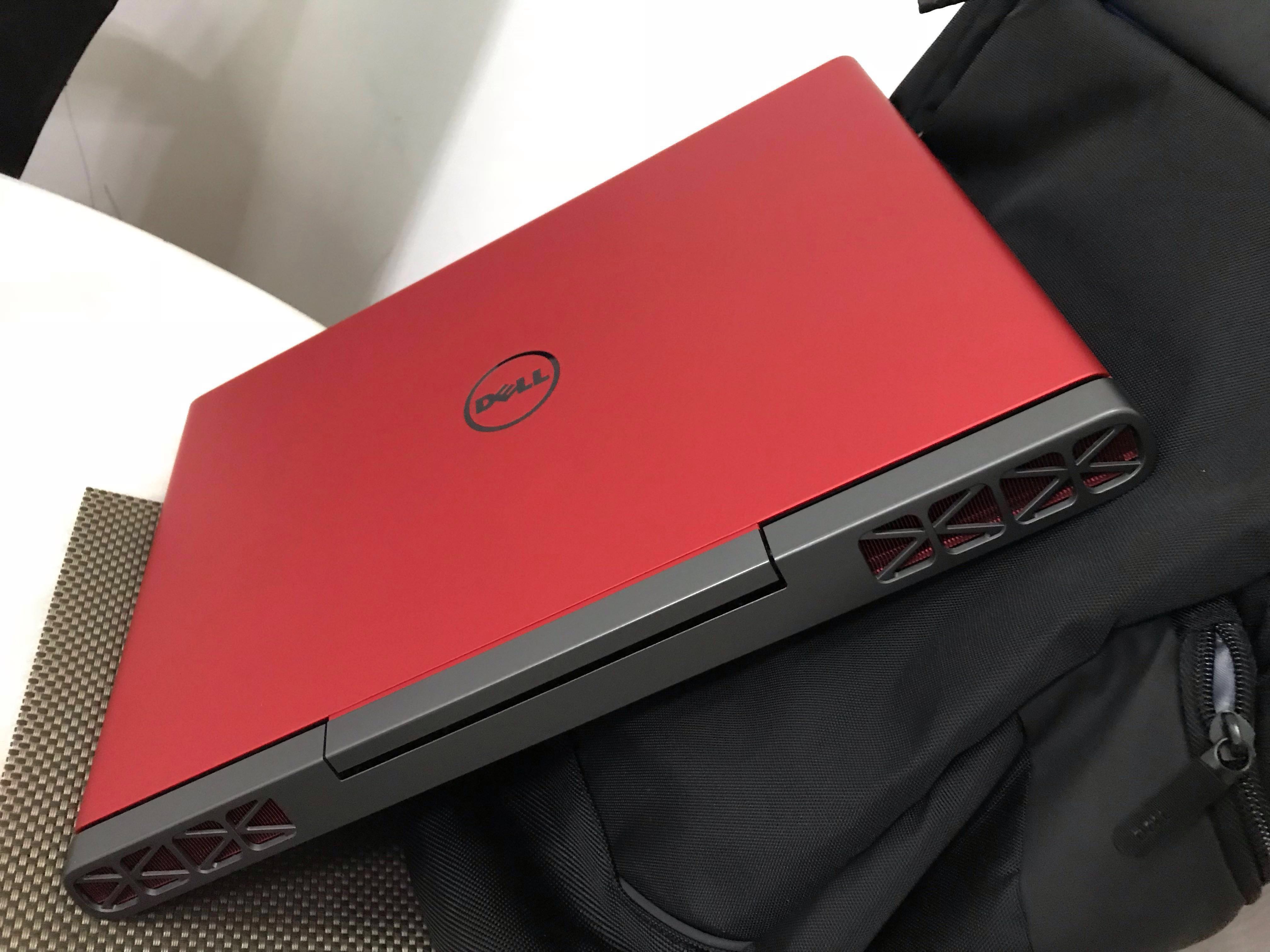 Mint condition; DELL 7567 inspiron 15 7000 Gaming Laptop (RED
